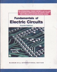 Image of Fundamentals of Electric Circuits Ed. 4