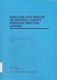 Image of Analysis and Design of Vertical Cavitty Surface Emitting Lasers