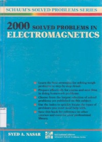 Image of Schaum's Solved Problems Series 2000 Solved Problem In Electromagnetic