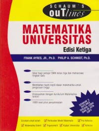 Image of Schaum's Outlines Matematika Universitas Ed. 3