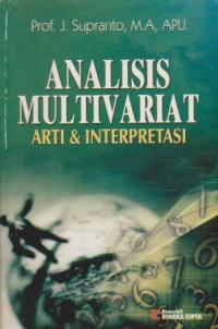 Image of Analisis Multivariat : Arti & Interpretasi