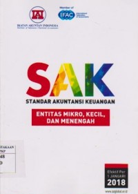 Image of Standar Akuntansi Keuangan Entitas Mikro, Kecil, dan Menengah