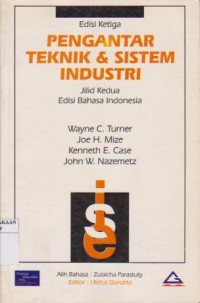 Image of Pengantar Teknik dan Sistem Industri Ed. 3 (Jilid 2)
