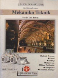 Image of Mekanika Teknik Statis Tak Tentu