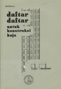 Image of Daftar-daftar untuk Konstruksi Baja