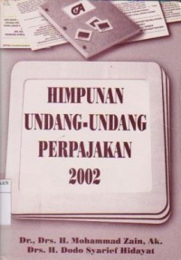 Image of Himpunan Undang-Undang Perpajakan 2002