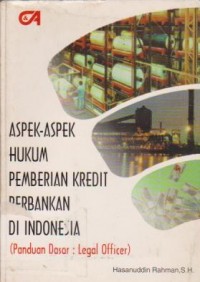 Image of Aspek-Aspek Hukum Pemberian Kredit Perbankan di Indonesia