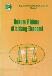 Image of Hukum Pidana di Bidang Ekonomi