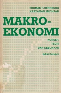 Image of Makro-Ekonomi : Konsep, Teori dan Kebijakan Ed. 7