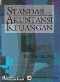 Image of Standar Akuntansi Keuangan : Per 1 April 2002