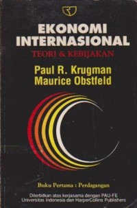 Image of Ekonomi Internasional : Teori dan Kebijakan Ed. 1 (Buku 1)