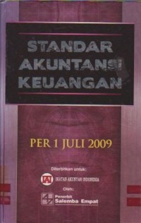 Image of Standar Akuntansi Keuangan : Per 1 Juli 2009
