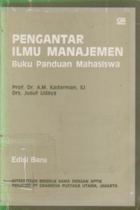 Image of Pengantar Ilmu Manajemen : Buku Panduan Mahasiswa