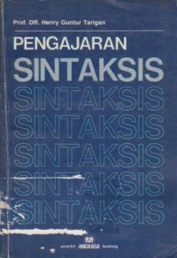 Image of Pengajaran Sintaksis