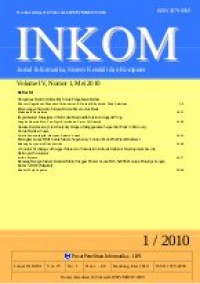 Image of INKOM: Jurnal Informatika, Sistem Kendali dan Komputer Vol. 4 (1) Mei 2010