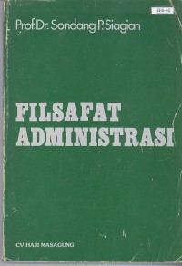 Image of Filsafat Administrasi