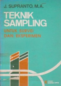 Image of Teknik Sampling : Untuk Survei dan Eksperimen