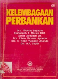 Image of Kelembagaan Perbankan