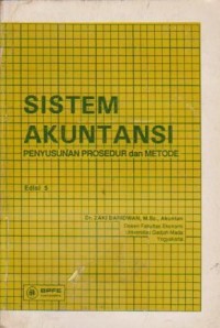 Image of Sistem Akuntansi : Penyusunan Prosedur dan Metode Ed. 5