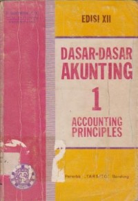 Image of Dasar-Dasar Akunting 1 : Accounting Principles Ed. 12