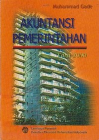 Image of Akuntansi Pemerintahan Edisi 2000 (Revisi)