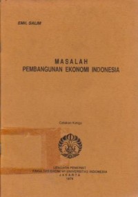 Image of Masalah Pembangunan Ekonomi Indonesia