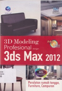 Image of 3D Modelling Profesional dengan 3ds Max 2012