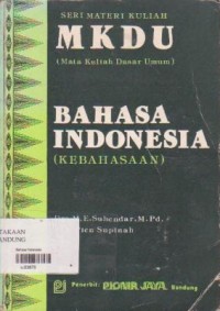 Image of Bahasa Indonesia (Kebahasaan)