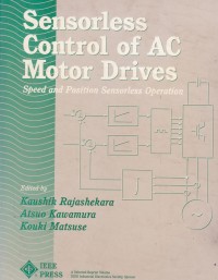 Image of Sensorless Control of AC Motor Drives: Speed and Position Sensorless Operation