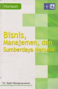 Image of Horison : Bisnis, Manajemen, dan Sumberdaya Manusia