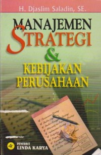 Image of Manajemen Strategi & Kebijakan Perusahaan