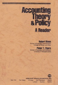 Image of Accounting Theory & Policy A reader
