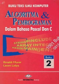Image of Algoritma dan Pemrograman dalam Bahasa Pascal dan C Ed. 1 (Buku 2)
