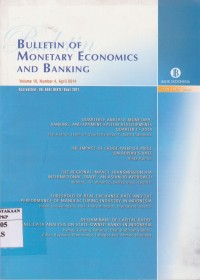 Image of Bulletin of Monetary Economics and Banking Vol. 16 (4) 2014