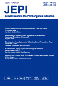 Image of Jurnal Ekonomi dan Pembangunan Indonesia Vol. 20 (2) 2020
