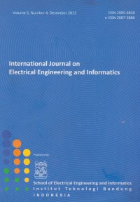 Image of International Journal on Electrical Engineering and Informatics: Vol. 8 (1) 2016