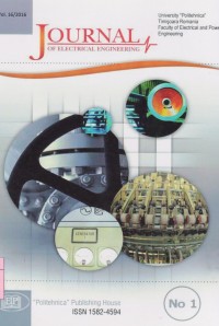 Image of Journal of Electrical Engineering Vol. 16 (1) 2016