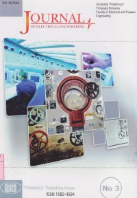 Image of JOURNAL OF ELECTRICAL ENGINEERING Vol. 16 (3) 2016