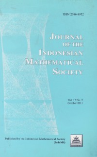 Image of Journal of the Indonesia Mathematical Society Vol. 17 (2) Oktober 2011