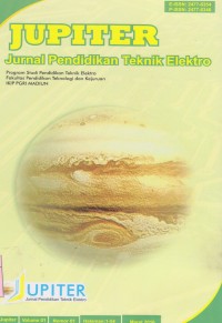 Image of Jupiter : Jurnal Pendidikan Teknik Elektro Vol. 1 (1) 2016