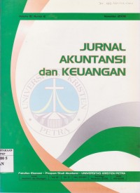 Image of Jurnal Akuntansi dan Keuangan Vol. 10 (2) 2008