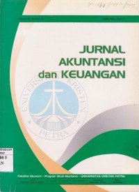 Image of Jurnal Akuntansi dan Keuangan Vol. 9 (2) 2007