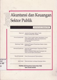 Image of Jurnal Akuntansi Sektor Publik Vol. 4 (1) 2003