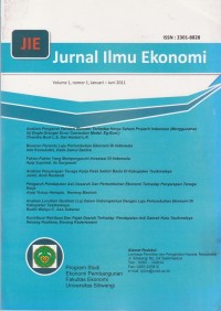 Image of Jurnal Ilmu Ekonomi Vol. 1 (1) 2011