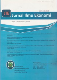 Image of Jurnal Ilmu Ekonomi Vol. 2 (1) 2012