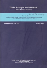 Image of Jurnal Keuangan dan Perbankan: Journal of Finance and Banking Vol. 9 (1) 2007