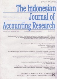 Image of Jurnal Riset Akuntansi Indonesia (The Indonesian Journal of Accounting Research) Vol. 13 (3) 2010