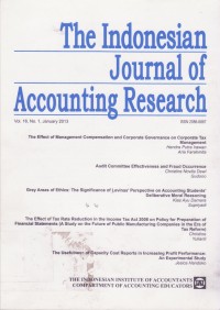 Image of Jurnal Riset Akuntansi Indonesia (The Indonesian Journal of Accounting Research) Vol. 16 (1) 2013