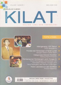Image of Majalah Ilmiah Kilat : Kajian Ilmu dan Teknologi Vol. 1 (1) Oktober 2011