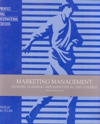 Image of Marketing Management: Analysis, Planning, Implementation,  and Control Ed. 8
